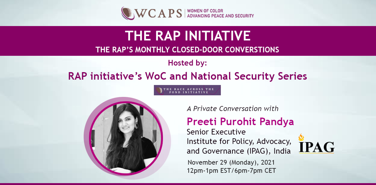 Women of Color Advancing Peace, Security and Conflict Transformation- Global Race Across the Pond Initiative