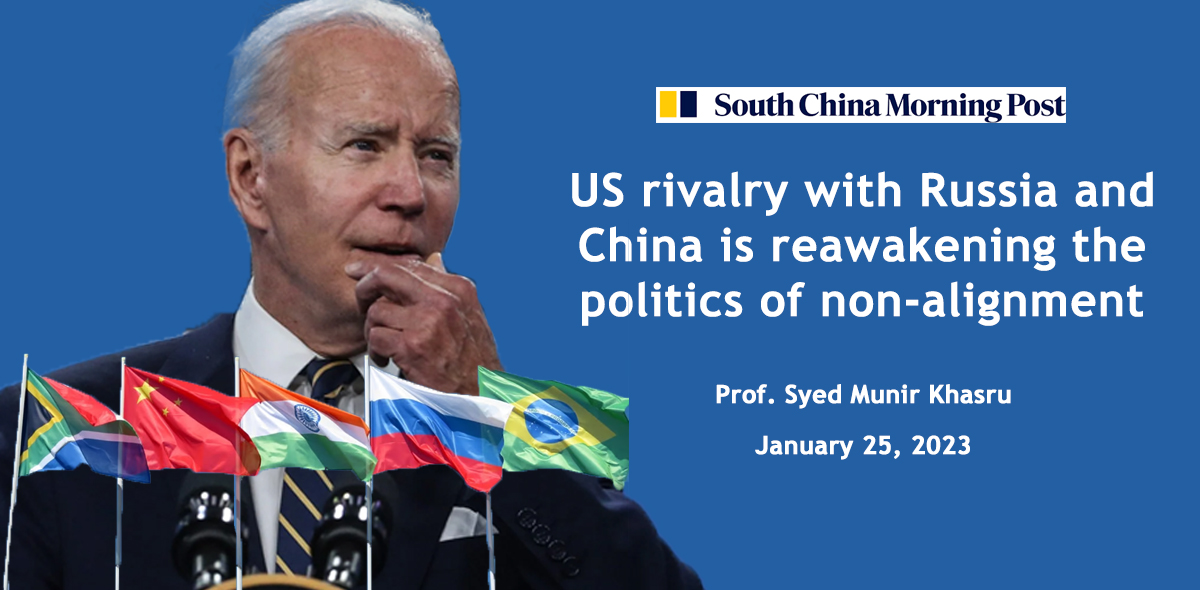 US rivalry with Russia and China is reawakening the politics of non-alignment