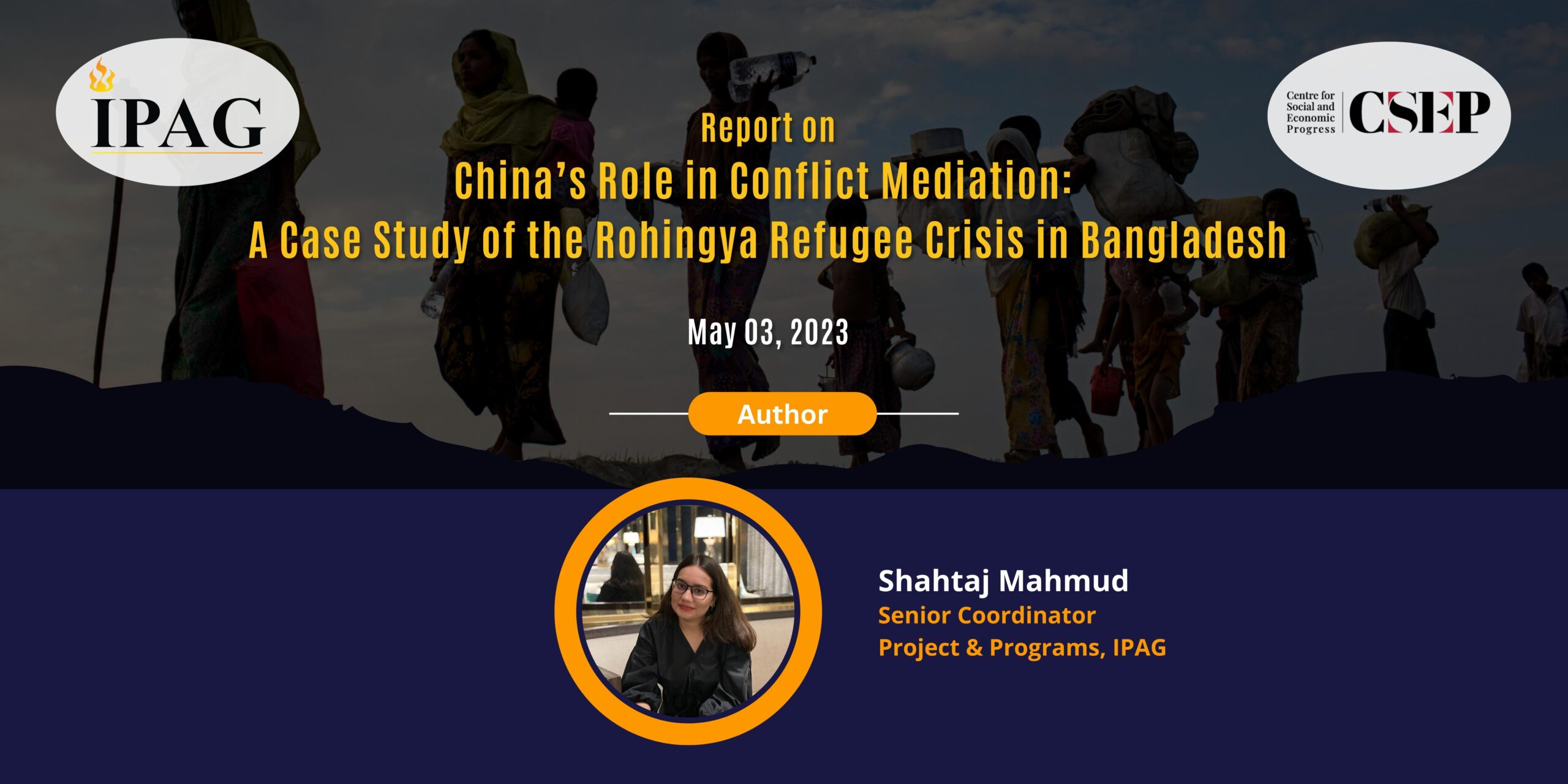China’s Role in Conflict Mediation: A Case Study of the Rohingya Refugee Crisis in Bangladesh