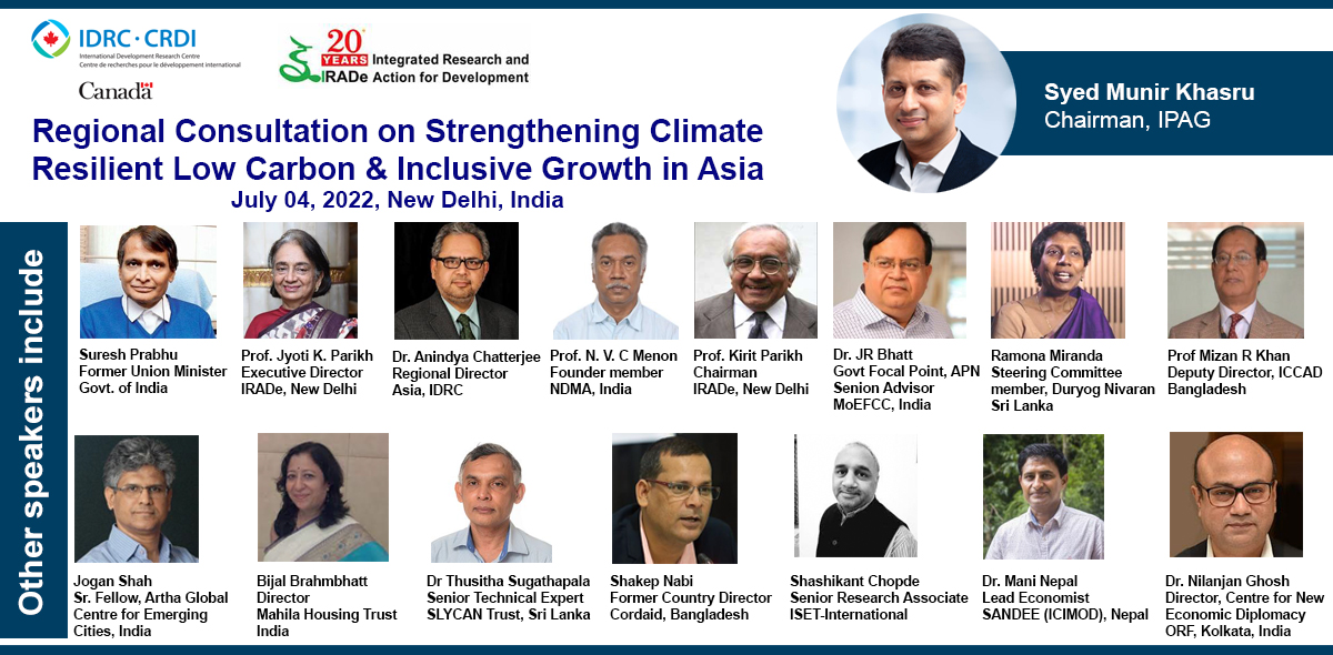Strengthening Climate Resilient Low Carbon & Inclusive Growth in Asian ...