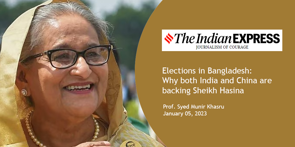 Elections in Bangladesh: Why both India and China are backing Sheikh Hasina