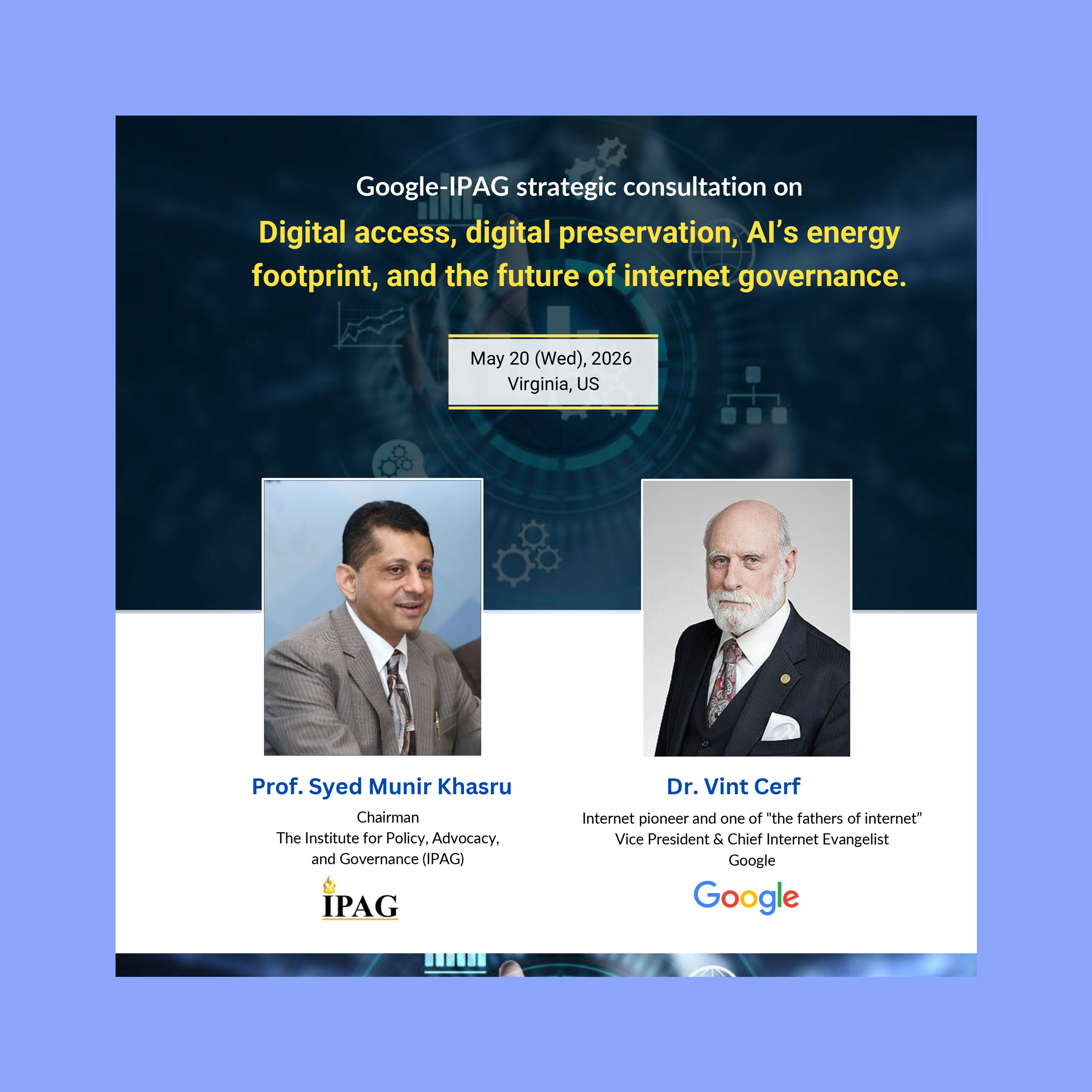 Digital access, digital preservation, AI’s energy footprint, and the future of internet governance.