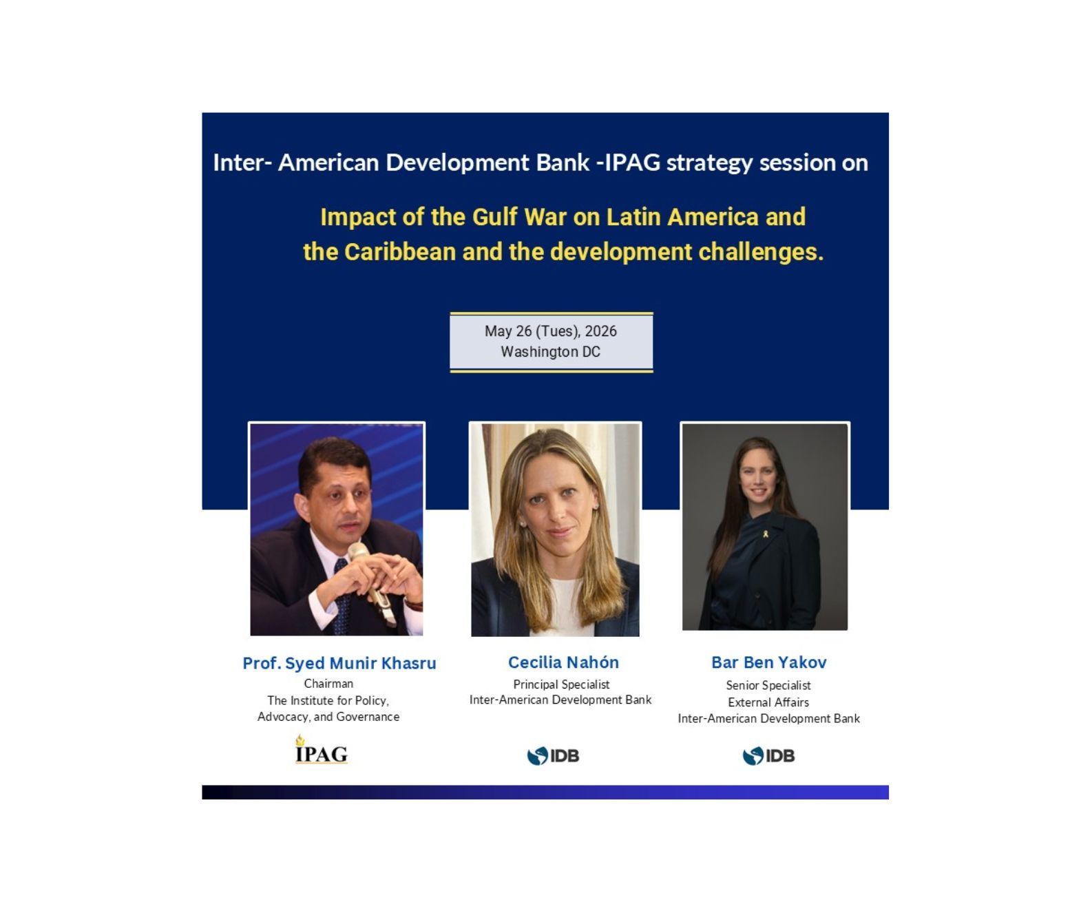 Impact of the Gulf War on Latin America and the Caribbean and the development challenges.