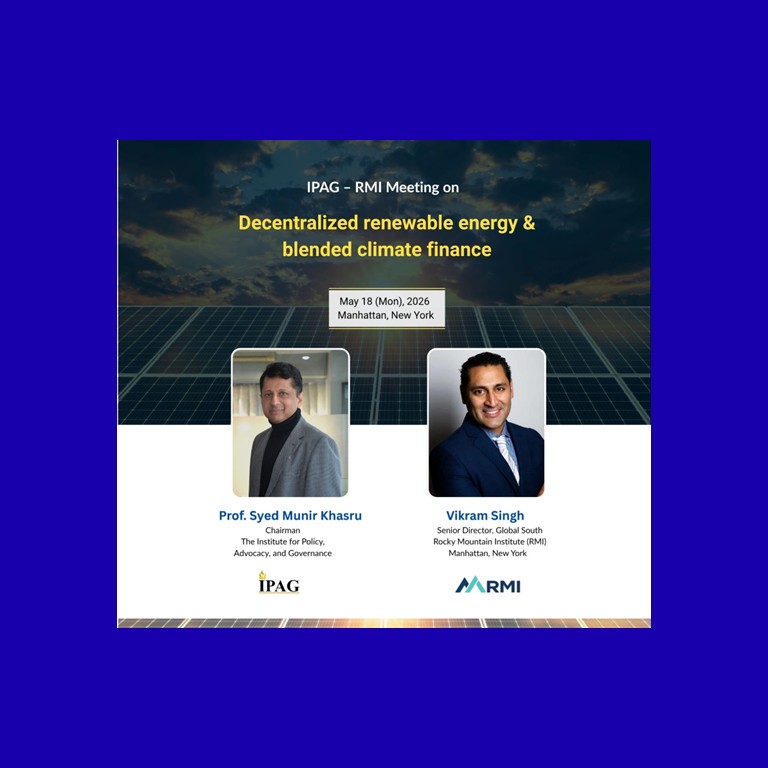 Decentralized renewable energy & blended climate finance