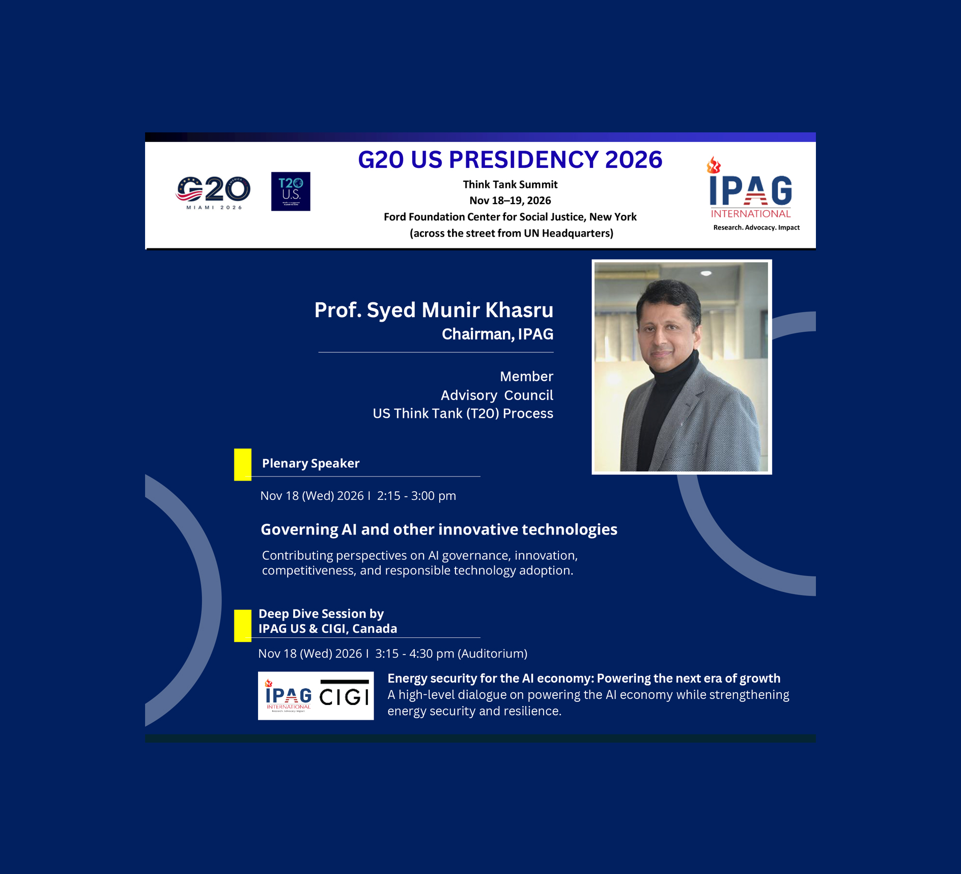 G20 US PRESIDENCY 2026